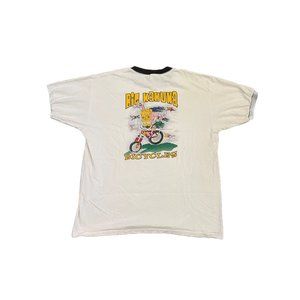 Vintage Rare Big Kahuna Bicycles T Shirt Tiki Funny Biker Novelty